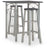 Breakfast/Dinner Table Dining Set Mdf With Black