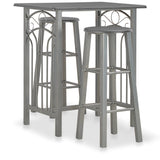 Breakfast/Dinner Table Dining Set Mdf With Black
