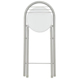 3 Piece Bar Set With Shelves Wood And Steel White
