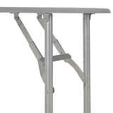 3 Piece Folding Dining Set With Storage Rack Mdf And Steel Grey