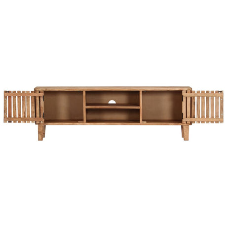 Tv Cabinet 130X30X45 Cm Solid Acacia Wood