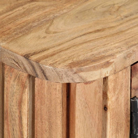 Tv Cabinet 130X30X45 Cm Solid Acacia Wood