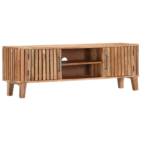 Tv Cabinet 130X30X45 Cm Solid Acacia Wood