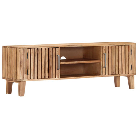 Tv Cabinet 130X30X45 Cm Solid Acacia Wood