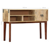 Console Table 115x30x76 cm Solid Rough Mango Wood