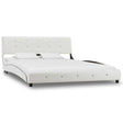 Bed Frame Without Mattress Faux Leather 135X190 Cm Double