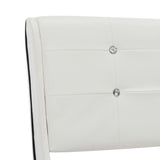 Bed Frame Without Mattress Faux Leather 135X190 Cm Double