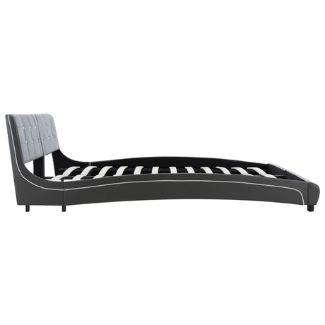 Bed Frame Without Mattress Faux Leather 180X200 Cm Super King