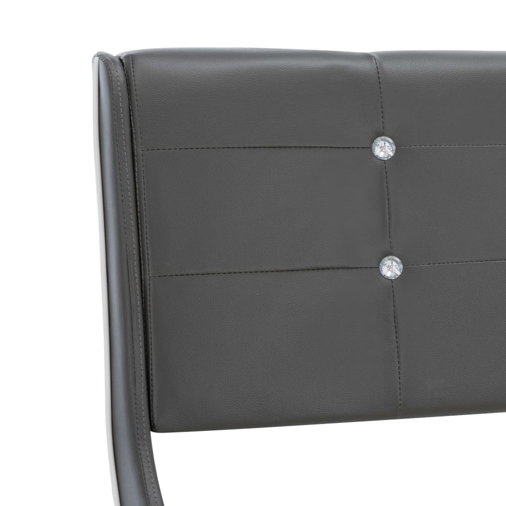 Bed Frame Without Mattress Faux Leather 180X200 Cm Super King