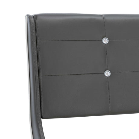 Bed Frame Without Mattress Faux Leather 180X200 Cm Super King