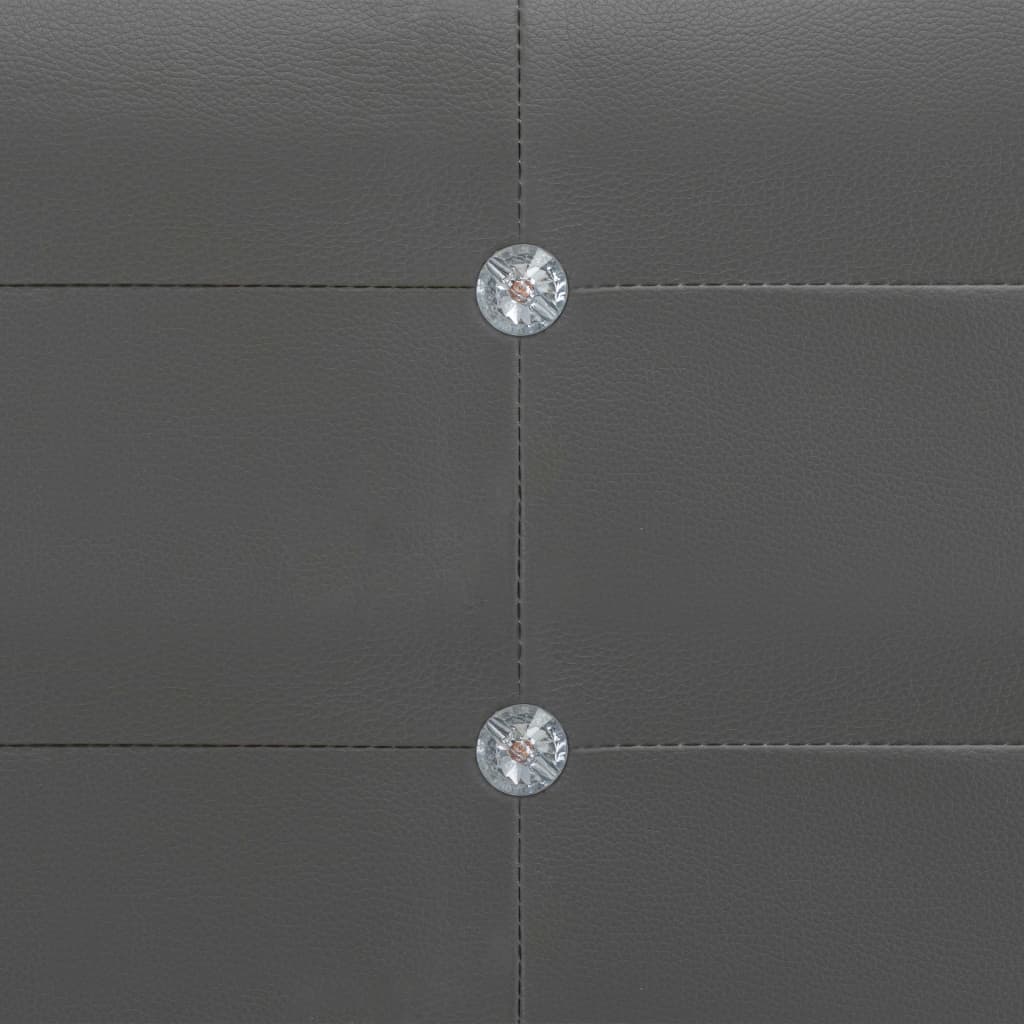 Bed Frame Without Mattress Faux Leather 180X200 Cm Super King