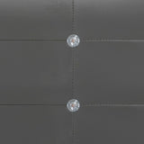 Bed Frame Without Mattress Faux Leather 180X200 Cm Super King