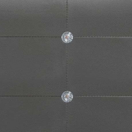 Bed Frame Without Mattress Faux Leather 180X200 Cm Super King