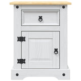 Bedside Cabinet Mexican Pine Corona Range 53X39X67 Cm