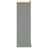 Wardrobe Mexican Pine Corona Range 2 Doors Grey