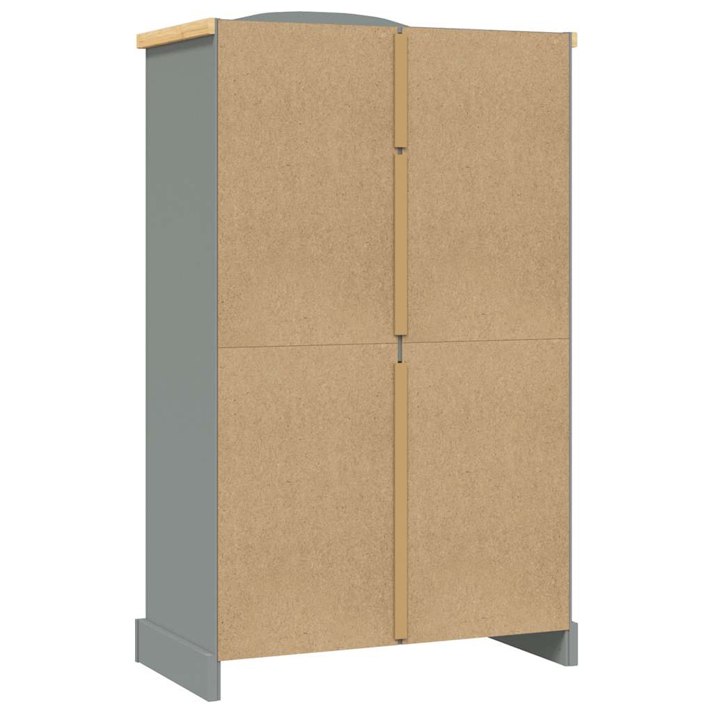 Wardrobe Mexican Pine Corona Range 2 Doors Grey