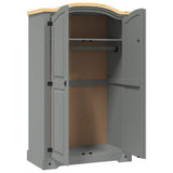 Wardrobe Mexican Pine Corona Range 2 Doors Grey