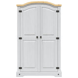 Wardrobe Mexican Pine Corona Range 2 Doors White