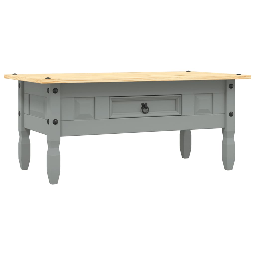 Coffee Table Mexican Pine Corona Range Grey 100x55x44 cm