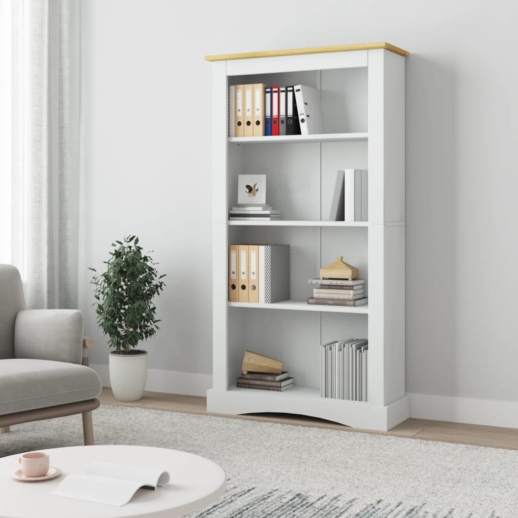 4-Tier Bookcase Mexican Pine Corona Range 80X29X