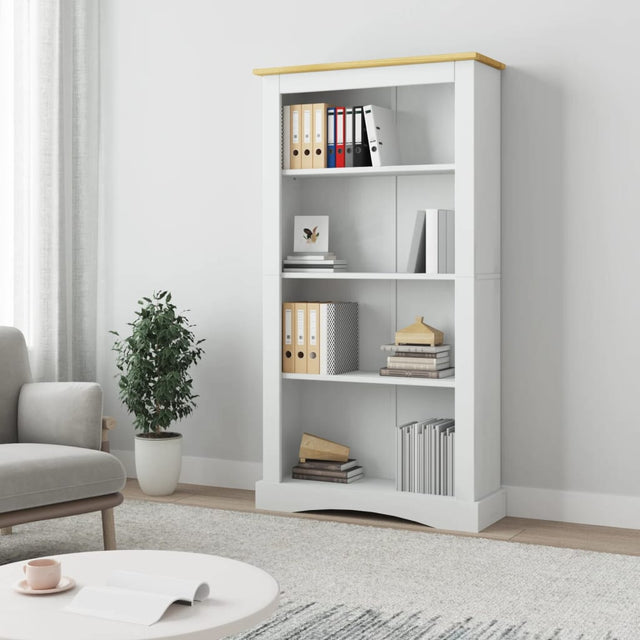 4-Tier Bookcase Mexican Pine Corona Range 80X29X