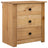 Bedside Cabinet 46X40X57 Cm Pinewood Panama Range