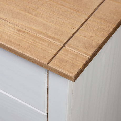 Bedside Cabinet 46X40X57 Cm Pinewood Panama Range