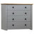 Side Cabinet 80X40X73 Cm Pine Panama Range