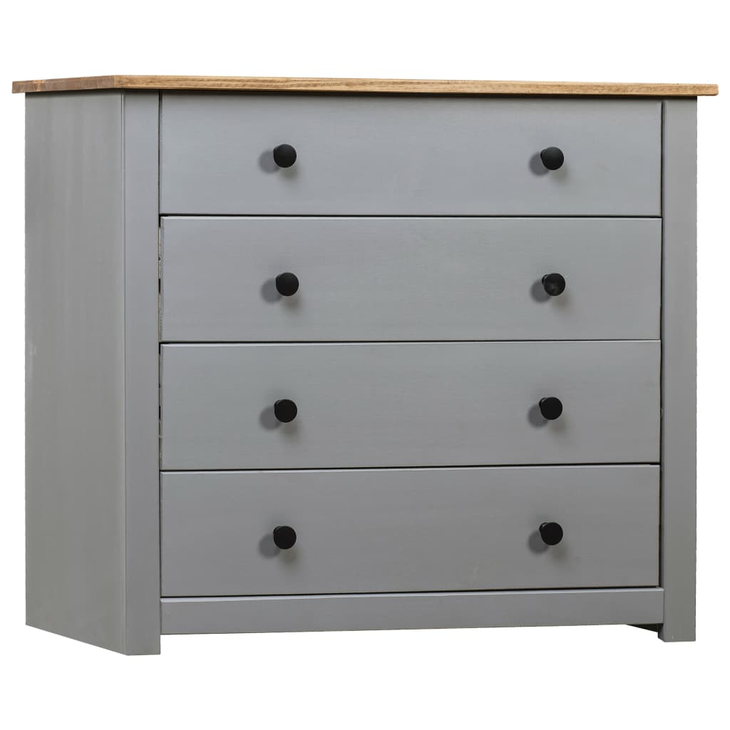 Side Cabinet 80X40X73 Cm Pine Panama Range