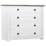 Side Cabinet 80X40X73 Cm Pine Panama Range