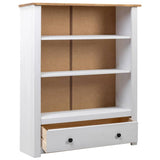 Bookcase 80X35X110 Cm Solid Pine Wood Panama Range