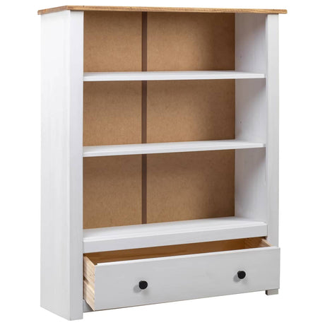 Bookcase 80X35X110 Cm Solid Pine Wood Panama Range