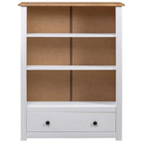 Bookcase 80X35X110 Cm Solid Pine Wood Panama Range