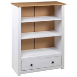 Bookcase 80X35X110 Cm Solid Pine Wood Panama Range