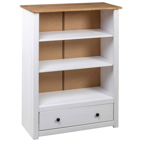 Bookcase 80X35X110 Cm Solid Pine Wood Panama Range