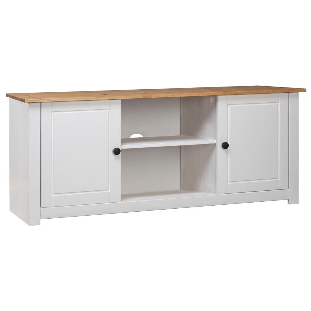 Tv Cabinet 120X40X50 Cm Solid Pine Wood Panama Range