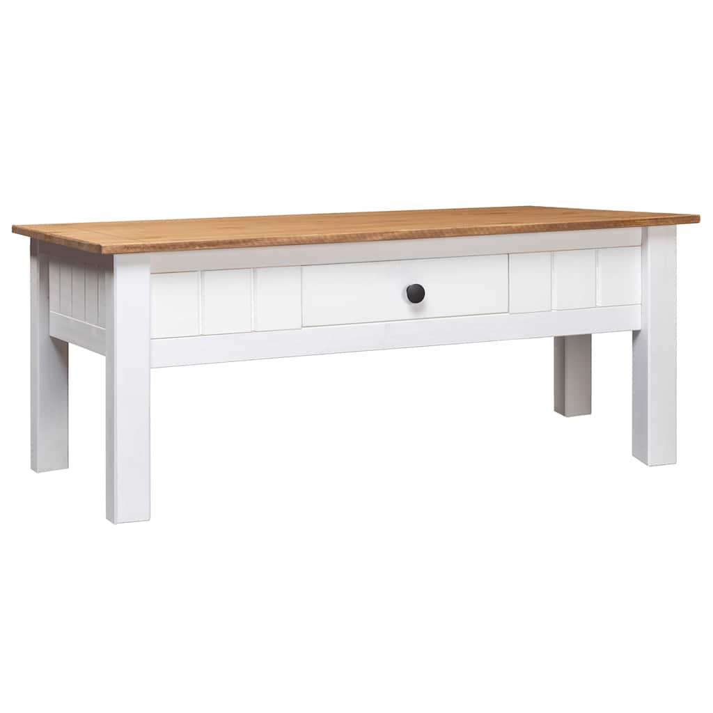 Coffee Table 100X60X45 Cm Solid Pine Wood Panama Range