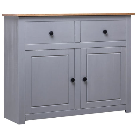 Sideboard 93X40X80 Cm Solid Pinewood Panama Range