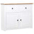 Sideboard 93X40X80 Cm Solid Pinewood Panama Range