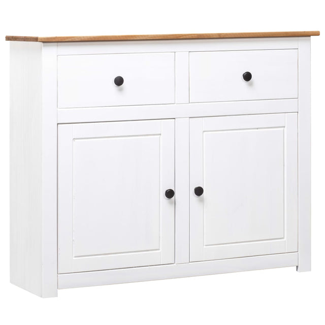 Sideboard 93X40X80 Cm Solid Pinewood Panama Range