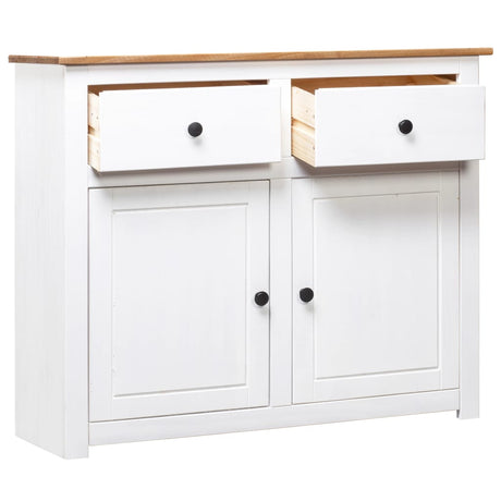 Sideboard 93X40X80 Cm Solid Pinewood Panama Range