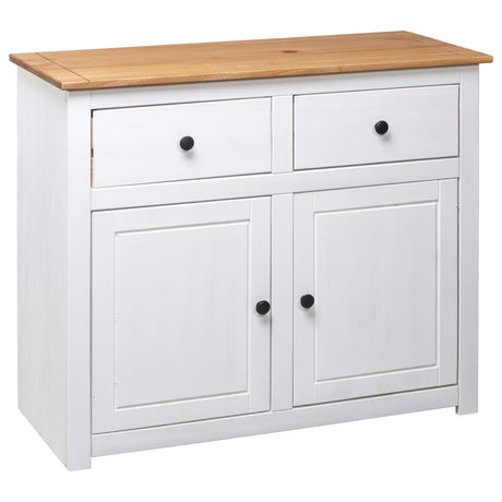 Sideboard 93X40X80 Cm Solid Pinewood Panama Range
