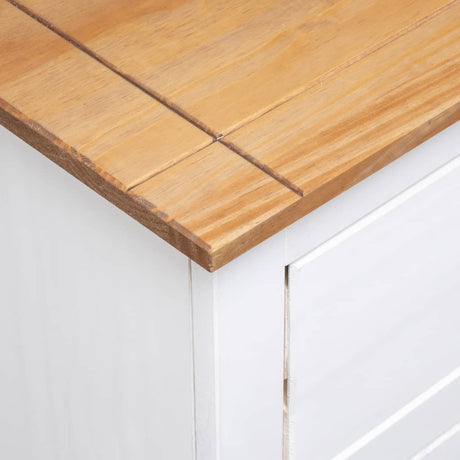 Sideboard 93X40X80 Cm Solid Pinewood Panama Range