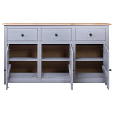 Sideboard 135X40X80 Cm Solid Pinewood Panama Range
