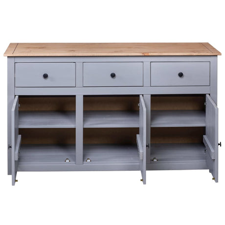 Sideboard 135X40X80 Cm Solid Pinewood Panama Range