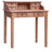 Writing Desk With Drawers 90X50X101 Cm Solid Mahogany Wood