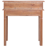 Writing Desk With Drawers 90X50X101 Cm Solid Mahogany Wood