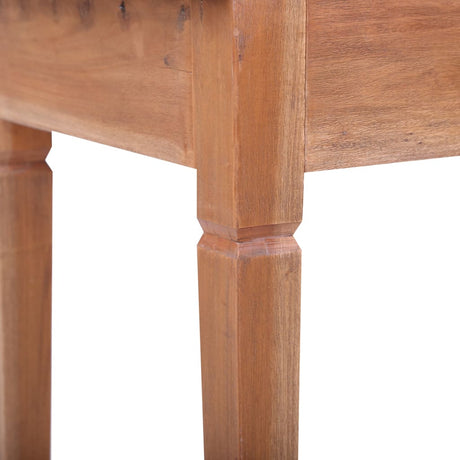 Writing Desk With Drawers 90X50X101 Cm Solid Mahogany Wood
