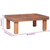 Coffee Table Solid Mahogany Wood