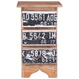 Bedside Cabinet 30X30X51 Cm Solid Mahogany Wood